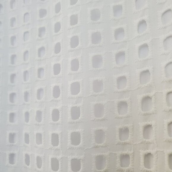 Calvin Klein Eyelet Embroidery Sleeveless A-line Dress - Picture 8 of 12